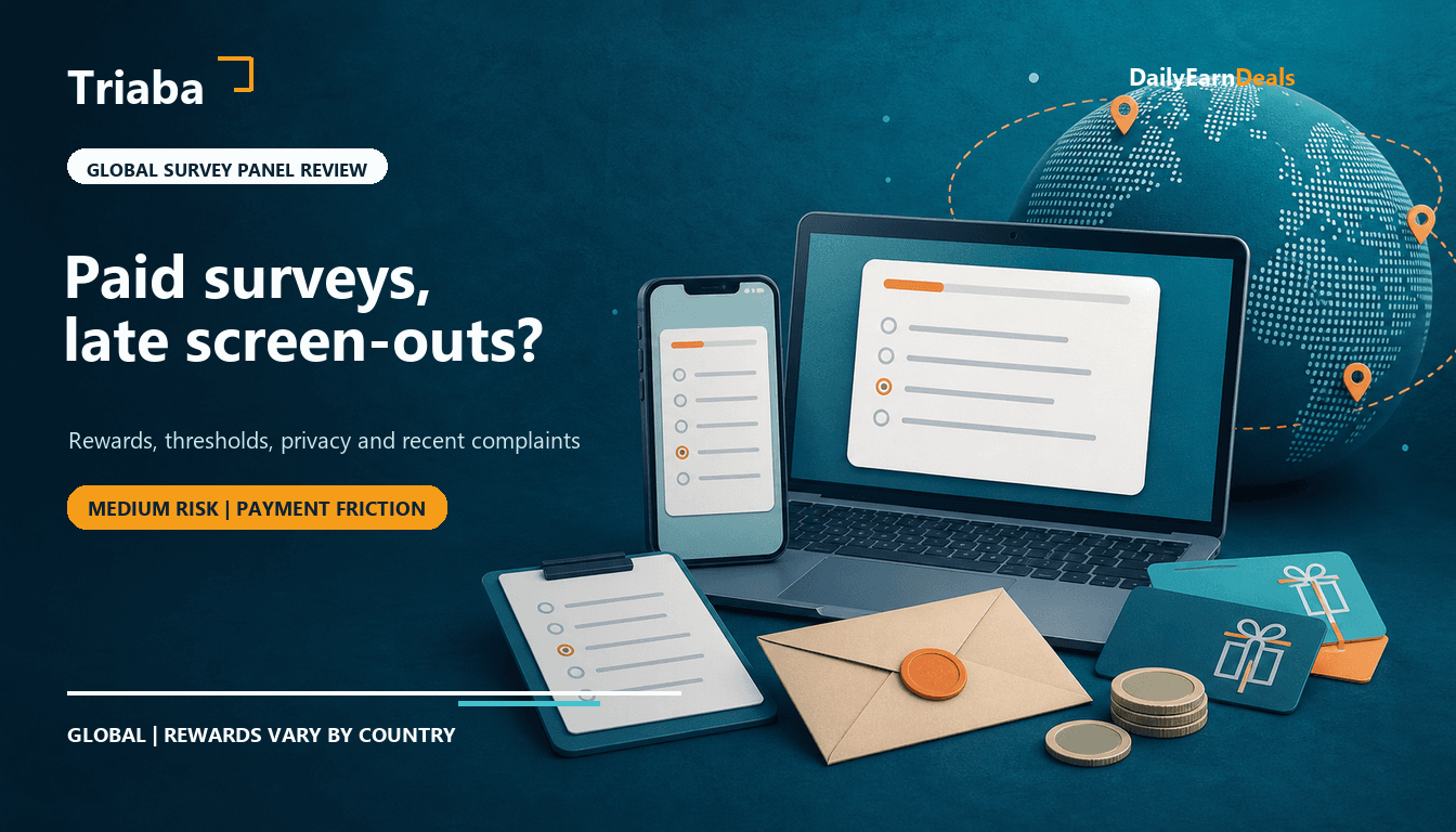 Triaba Survey Panel Review 2026: Legit Paid Surveys or Too Many Disqualifications?