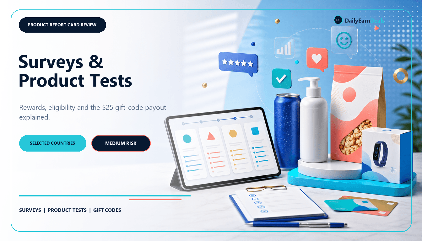 Product Report Card Review 2026: Legit Surveys and Product Tests?