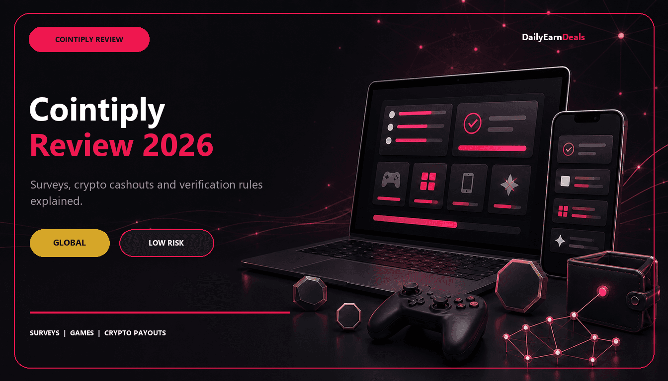 Cointiply Review 2026: Earn Crypto From Surveys and Offers?