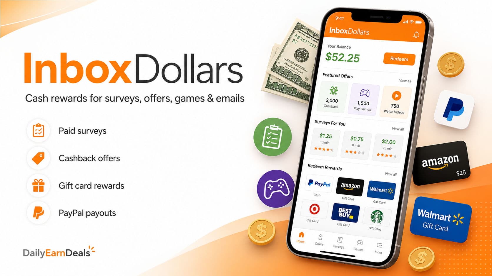 InboxDollars Review 2026: Surveys, Games, Emails and Cash Rewards